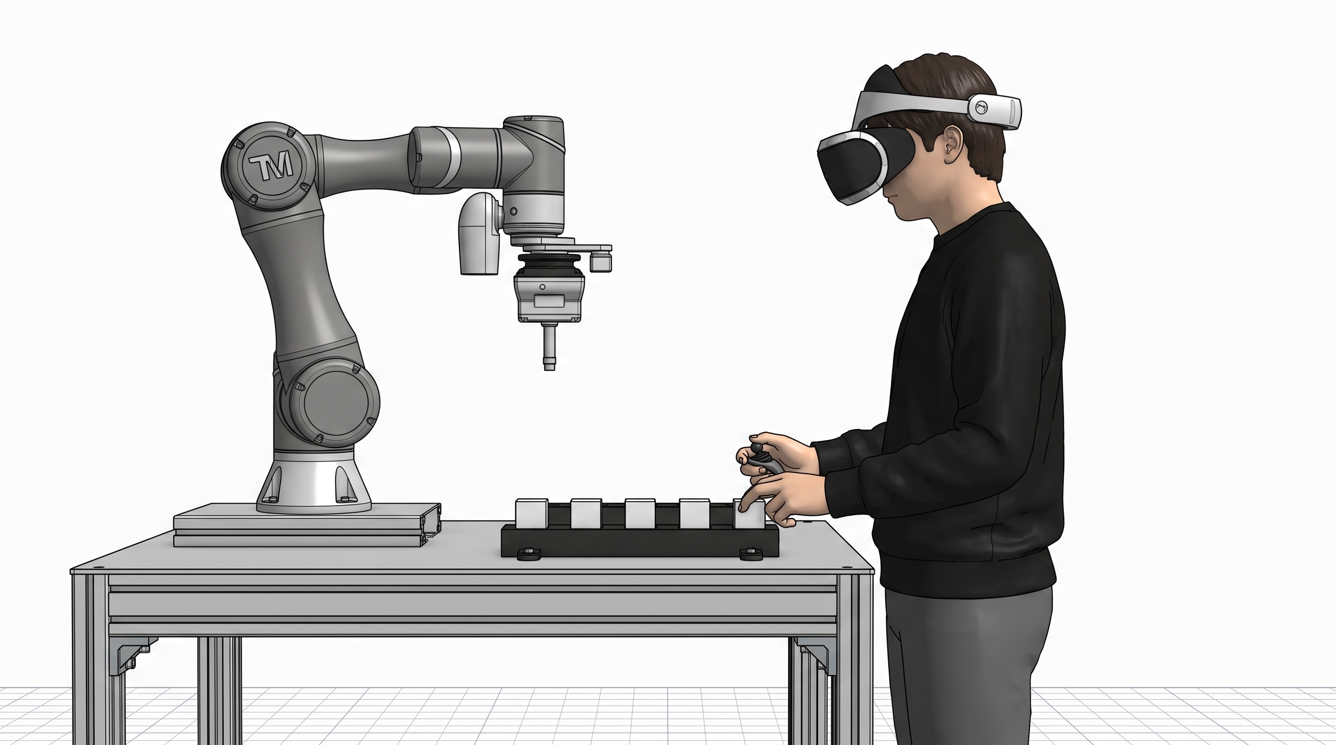 Intuitive AI & AR Interface for Collaborative Robotics